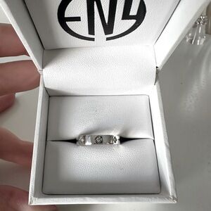 Effy .925 Silver & Diamond Accent Ring
